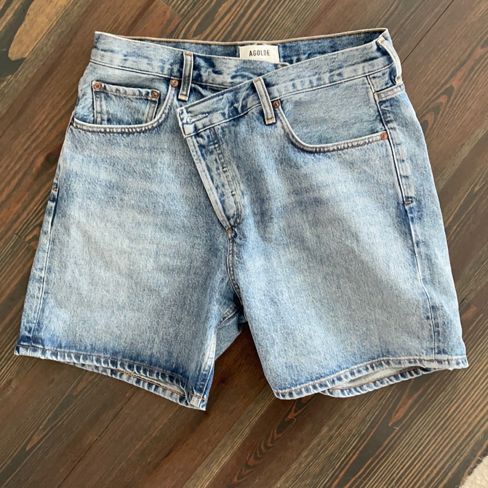 Agolde CRISS CROSS UPSIZED SHORT IN MOMENTUM